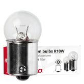 Lampadine alogene R10W con attacco BA15s, 24 V e 10 W