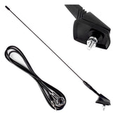 Antenna auto AM/FM da 41 cm con adattatore da 5 mm