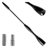 Antenna auto in alluminio da 16 cm con adattatore 5/6 mm