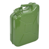 Tanica carburante Carpoint da 10 litri in metallo verde, omologata UN
