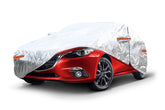 Copriauto in alluminio color argento taglia L