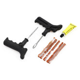 Kit riparazione pneumatici tubeless con attrezzi e corde di riparazione