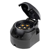 Presa rimorchio a 7 poli in plastica da 12 V