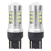 Lampadina LED T20 7443 W21/5W CANBUS con luce bianca
