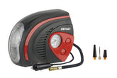 Compressore per auto 12 V con luce LED e manometro