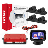 Sistema di parcheggio con display LED-GRAF e sensori TRUCK neri