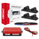 Assistente al parcheggio con display LED MAX e quattro sensori neri