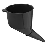 Imbuto nero angolato per carburante con filtro integrato