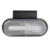 Set di luce di ingombro LED ovale bianca vista frontale