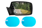 Pellicola antiappannamento montata sullo specchietto dell’auto