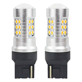 LED-pære CANBUS T20 7440 WY21W med amber lys