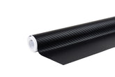 Pellicola carbonio 3D nero opaco con trama effetto carbonio