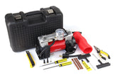 Compressore d’aria per auto 12 V a 2 cilindri con borsa