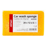 Spugna arancione per lavaggio auto 20 x 12 x 6 cm
