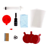 Kit di riparazione per parabrezza e fari in vetro