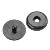 Fermo nero per cintura di sicurezza con diametro di 16 mm