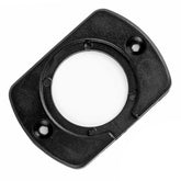 Cornice pannello nera con un foro per voltmetro rotondo o caricatore USB