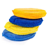 Quattro tamponi applicatori in microfibra in diversi colori