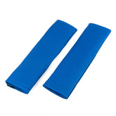 Cuscinetti blu per cintura di sicurezza in set da 2 pezzi.