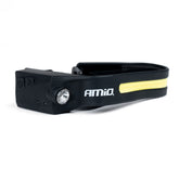 Lampada frontale LED ricaricabile con luce XPE e COB