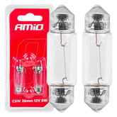 Lampadine alogene C5W Festoon con attacco SV8.5-8