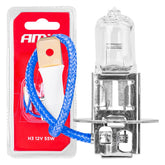 Lampadina alogena H3 12 V 55 W con filtro UV