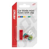 Set di mini fusibili a lama da 10, 15, 20, 25 e 30 A
