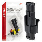 Kit connettore Superseal a 2 poli con connettore maschio e femmina