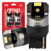Lampadina LED 7440 W21W con luce bianca e CANBUS