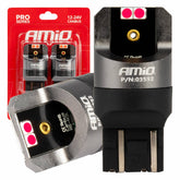 Lampadina LED rossa 7443 W21/5W con 4x3030 SMD