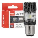 Hvid LED-pære med BAY15D P21/5W-sokkel og FULL CANBUS