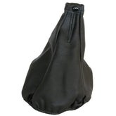 Cuffia leva cambio Carpoint in pelle, nera