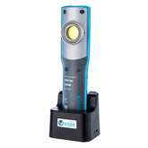 Lampada da lavoro ricaricabile VISION con LED COB da 10W e UV 395 nm