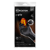 Mercator GoGrip Black nitrilhandsker i størrelse S