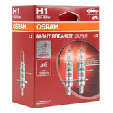 Lampadina alogena Osram H1 NIGHT BREAKER SILVER 12 V 55 W