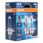 Lampadine alogene Osram H4 Cool Blue NEXT GEN 5000K, 2 pz.