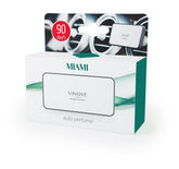 Profumatore per auto VINOVE Miami Original in confezione