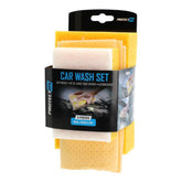 Set lavaggio auto Protecton, 3 pezzi