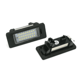 LED Nummerpladelys BMW – Hvid LED (E90, F30, E60, X5 m.fl.) produktbillede med kraftigt lys.