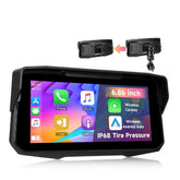 Schermo per moto da 6,86” con CarPlay, Android Auto, AirPlay e TPMS