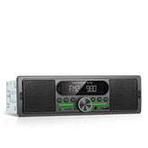 1 DIN autoradio con altoparlante integrato, Bluetooth, FM/AM e lettore MP3