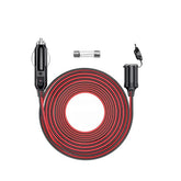 Prolunga accendisigari 4 metri 12V/24V – cavo di alimentazione per auto con fusibile da 15A