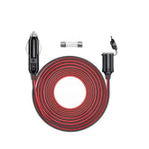 Prolunga accendisigari 4 metri 12V/24V – cavo di alimentazione per auto con fusibile da 15A