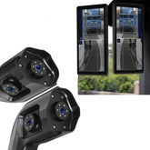 Schermo HD da 10.36" con telecamera e rilevamento dell’angolo cieco per camion, furgone e autobus