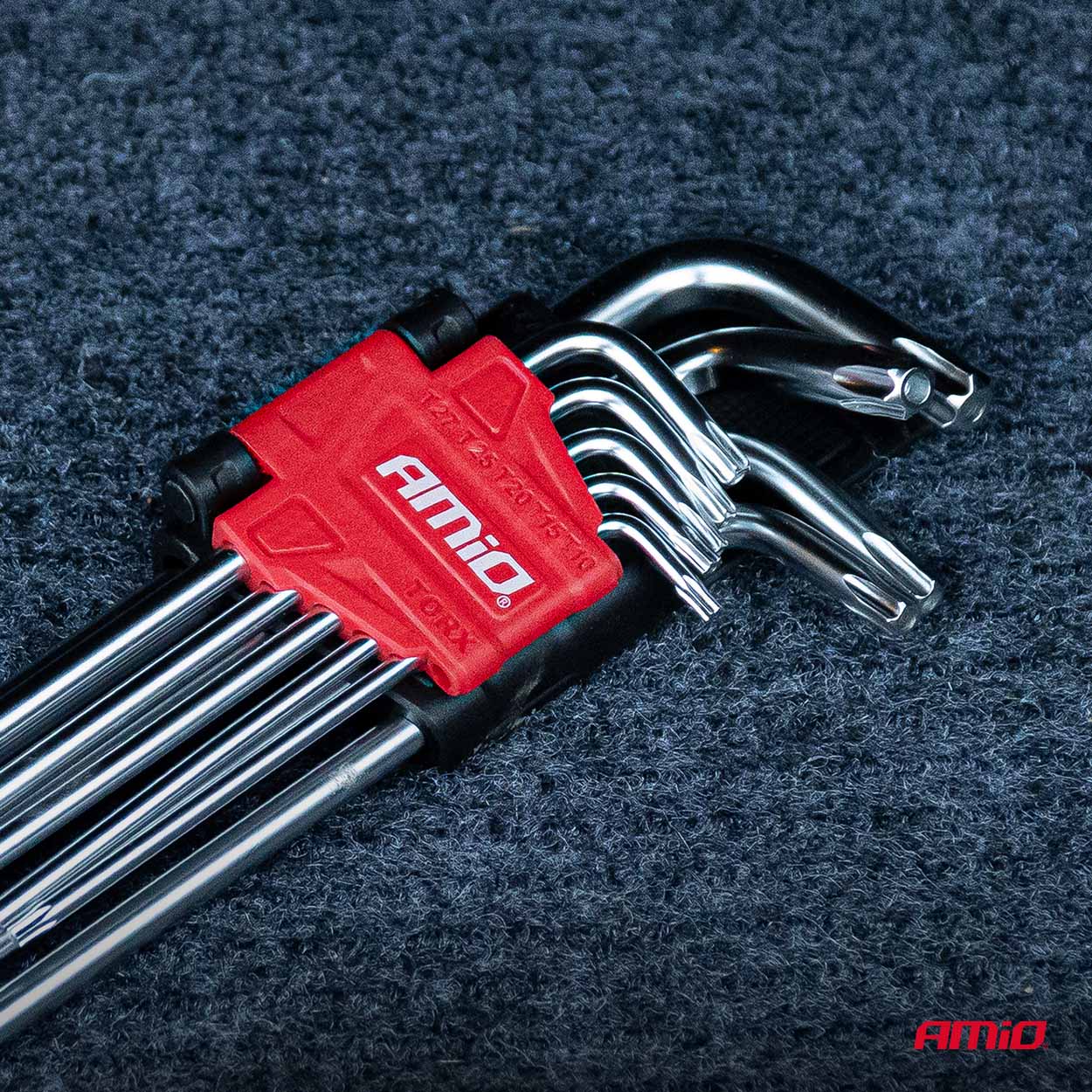 Chiavi Torx lunghe con foro centrale in diverse misure