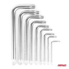 Set di chiavi Torx con pratico supporto