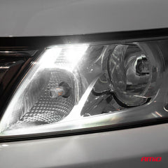 LED-pære T10 W5W set fra siden