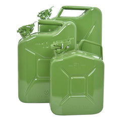 Tanica carburante Carpoint da 20 litri, in metallo verde, omologata UN 