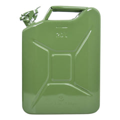 Tanica carburante Carpoint da 20 litri, in metallo verde, omologata UN 