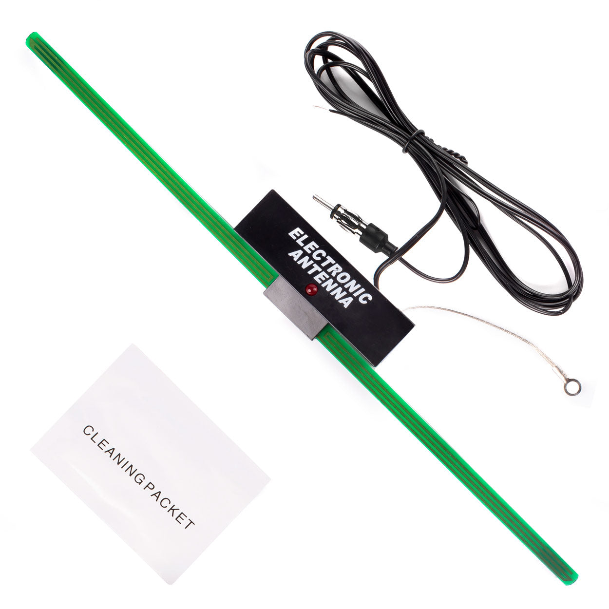Antenna auto AM/FM da interno con amplificatore di segnale integrato